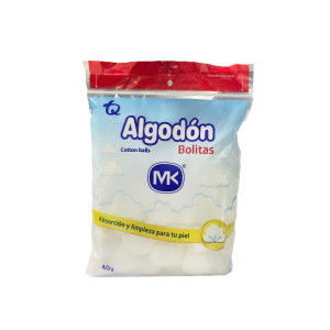 ALGODON POMOS BOLSA X 40 GR MK